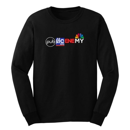 News Media Fake News Public Enemy Abc Long Sleeve