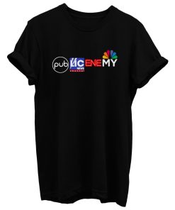 News Media Fake News Public Enemy Abc T Shirt