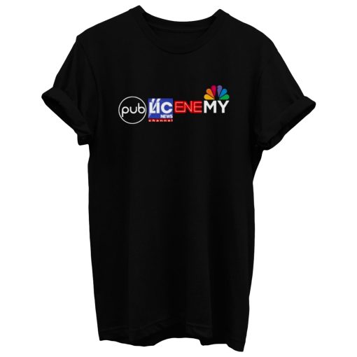 News Media Fake News Public Enemy Abc T Shirt