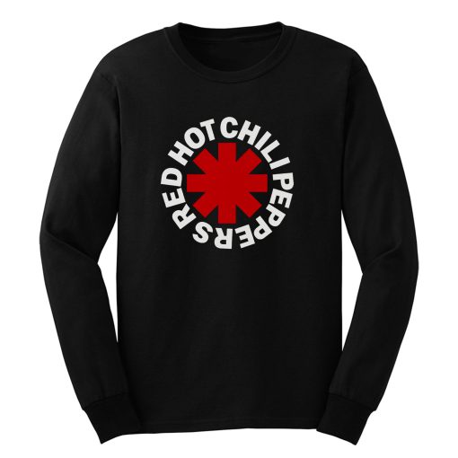 Official Rhcp Red Hot Chili Peppers Classic Asterisk Long Sleeve