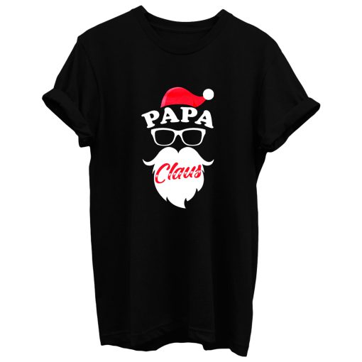 Papa Claus Grandpa Xmas T Shirt
