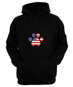 Patriotic Dog Paw Hoodie