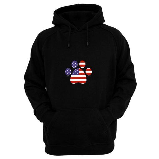 Patriotic Dog Paw Hoodie