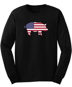 Patriotic Pig Long Sleeve