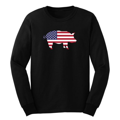 Patriotic Pig Long Sleeve