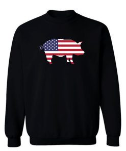 Patriotic Pig Sweatshirt