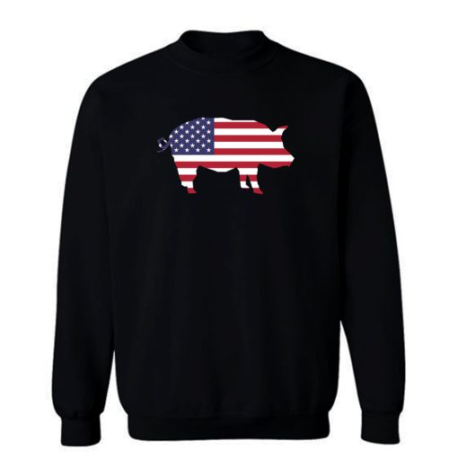 Patriotic Pig Sweatshirt