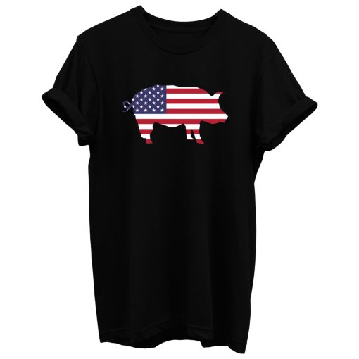 Patriotic Pig T Shirt