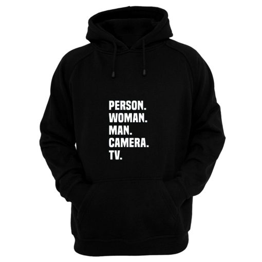 Person Woman Man Camera Tv Hoodie