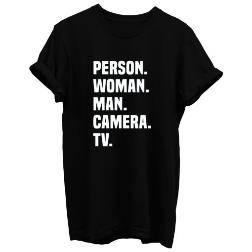 Person Woman Man Camera Tv T Shirt