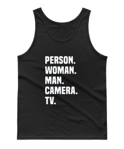 Person Woman Man Camera Tv Tank Top