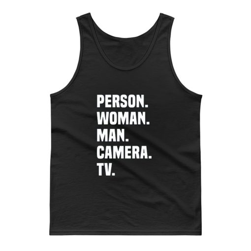 Person Woman Man Camera Tv Tank Top