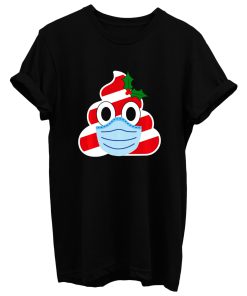 Poop Candy Emoji Face Christmas T Shirt