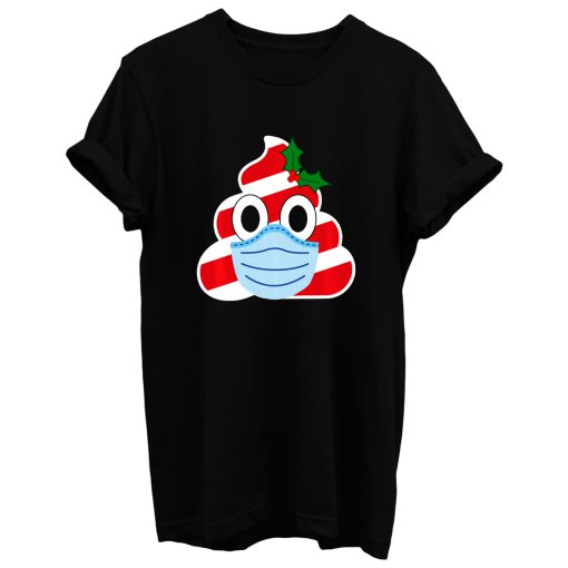 Poop Candy Emoji Face Christmas T Shirt