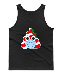 Poop Candy Emoji Face Christmas Tank Top