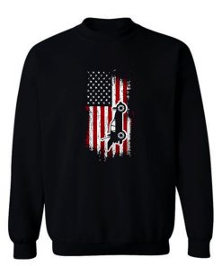 RC Cars American Flag Sweatshirt