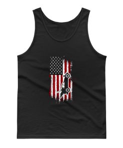 RC Cars American Flag Tank Top