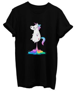 Rainbow Unicorn Fart T Shirt