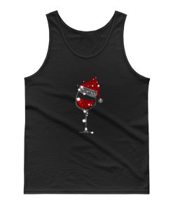 Red Wine Glass Christmas Tank Top