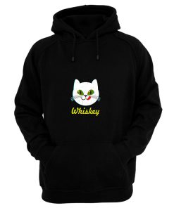 Retro Vintage Whiskey Kitty Cat Hoodie