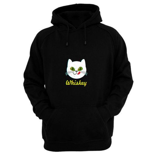 Retro Vintage Whiskey Kitty Cat Hoodie