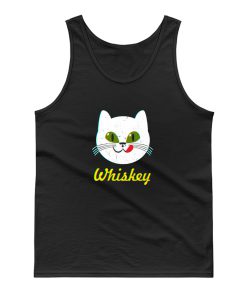 Retro Vintage Whiskey Kitty Cat Tank Top