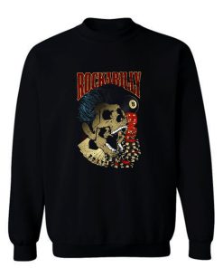 Rockabilly Skull Sweatshirt