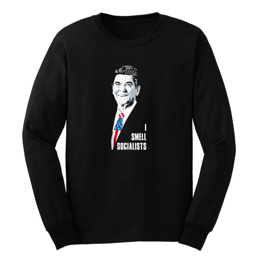 Ronald Reagan I Smell Socialists Long Sleeve