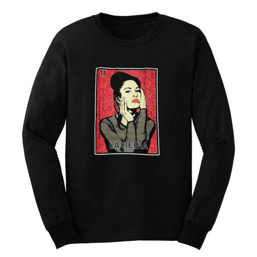 Selena Hip Hop Rap Loteria Long Sleeve