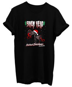 Siren Head Horror Christmas T Shirt