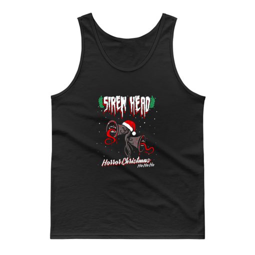 Siren Head Horror Christmas Tank Top