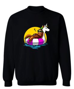 Sloth Riding Unicorn Sweatshirt