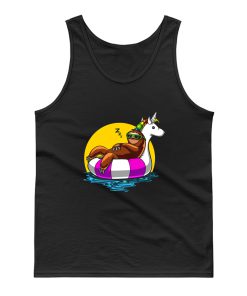 Sloth Riding Unicorn Tank Top