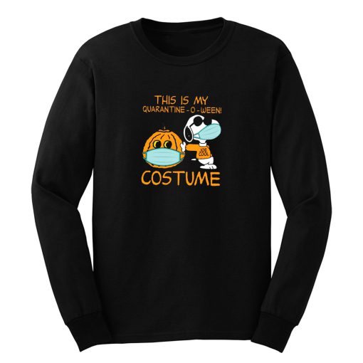 This Is My Quarantine O Ween Costume Snoopy Long Sleeve