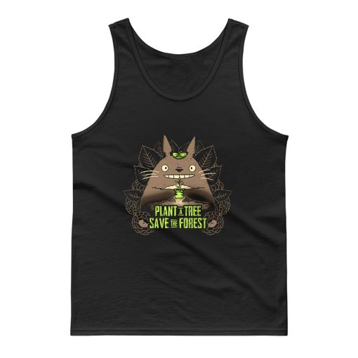 Totoro Plant A Tree Save The Forest Tank Top