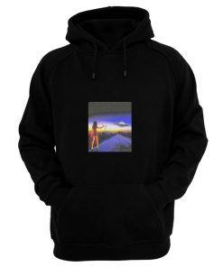 Ufo Alien Abduction Girl On The Highway Hoodie