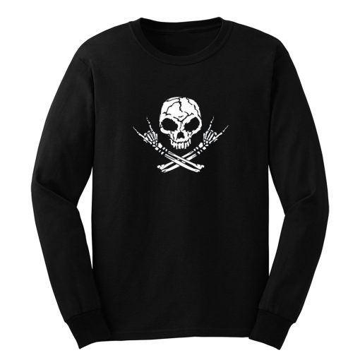 Untitled Skull Rock On Long Sleeve