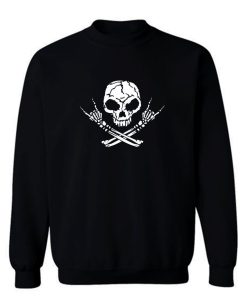 Untitled Skull Rock On Sweatshirt