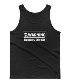 Warning Grumpy Old Git Tank Top