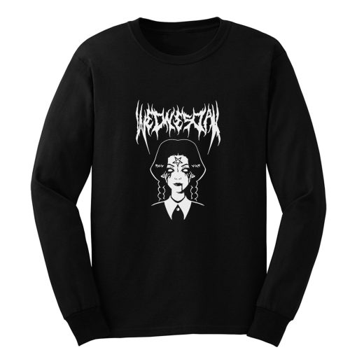 Wednesday Addams Black Metal Long Sleeve