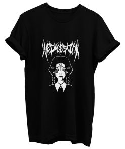 Wednesday Addams Black Metal T Shirt