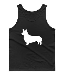 Welsh Corgi Silhouette Tank Top