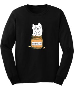 White Cat Fur Antidepressant Long Sleeve