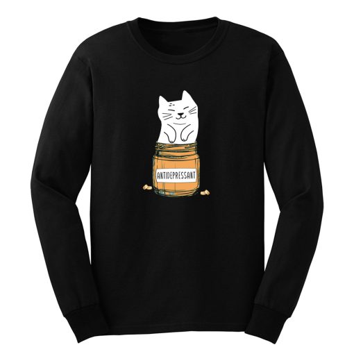 White Cat Fur Antidepressant Long Sleeve