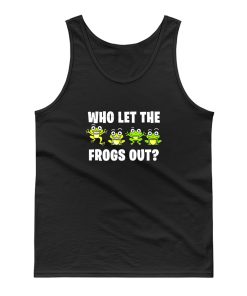 Who Let The Frogs Out Animal Tank Top