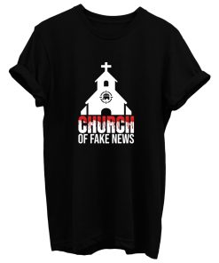 trumpvideo Trumpsman Church Of Fake News Trump Video T Shirt