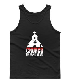 trumpvideo Trumpsman Church Of Fake News Trump Video Tank Top