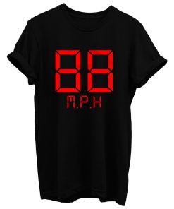 88 Mph Delorean Time Maschine Marty Mcfly T Shirt