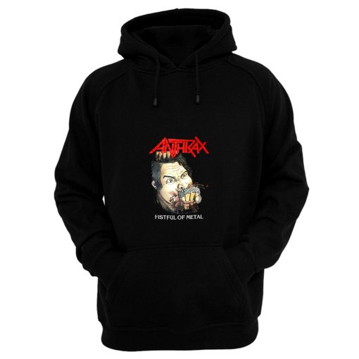 Anthrax Fistful Of Metal Hoodie