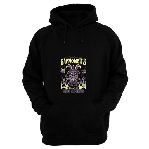 Baphomet Hellfire Tiki Lounge Hoodie